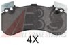 AUDI 4H0698151F Brake Pad Set, disc brake